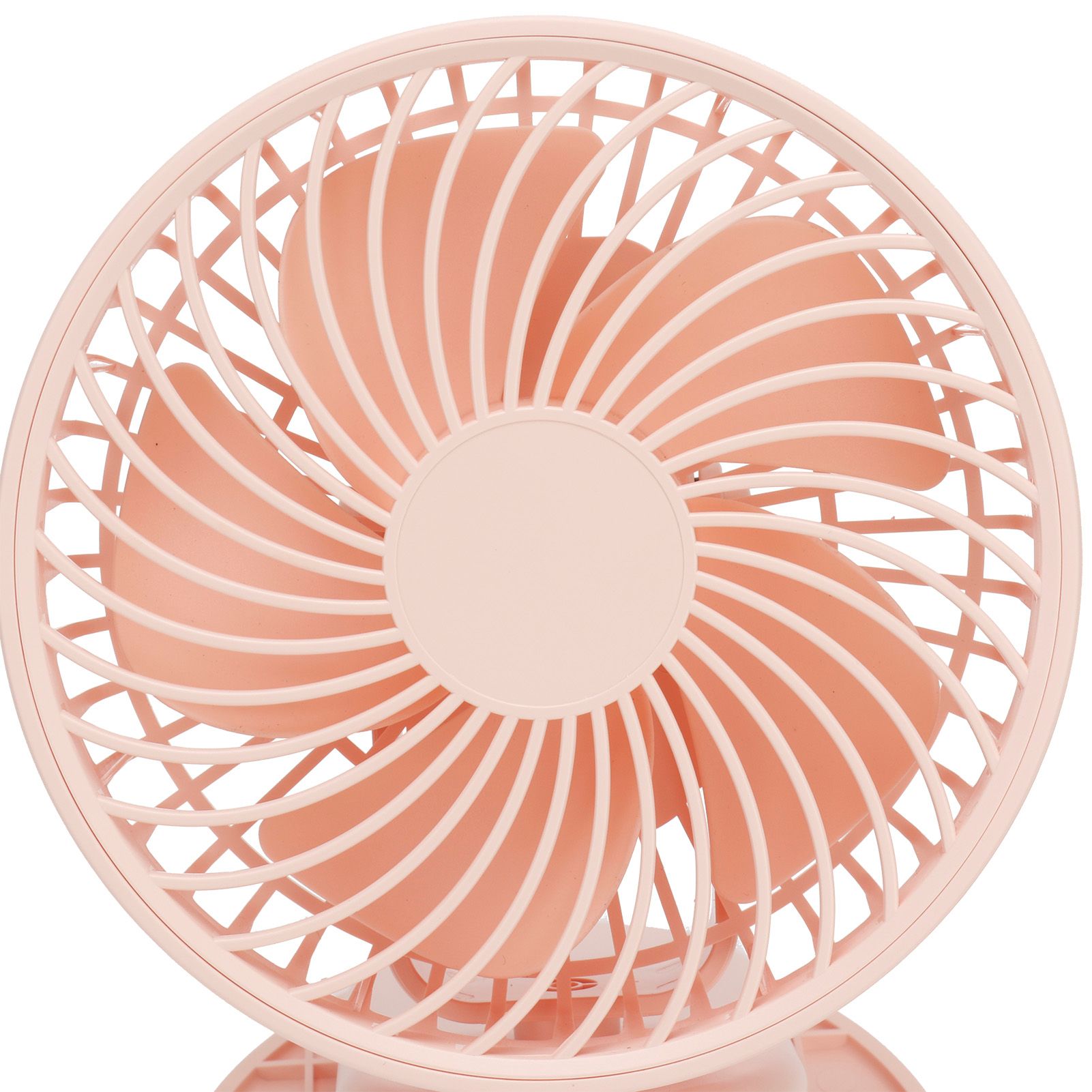 Portable Desk Fan 3 Speed Wind Mini Desktop Fan with Clip for Home Office and BedroomPink