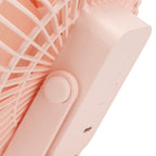 Portable Desk Fan 3 Speed Wind Mini Desktop Fan with Clip for Home Office and BedroomPink