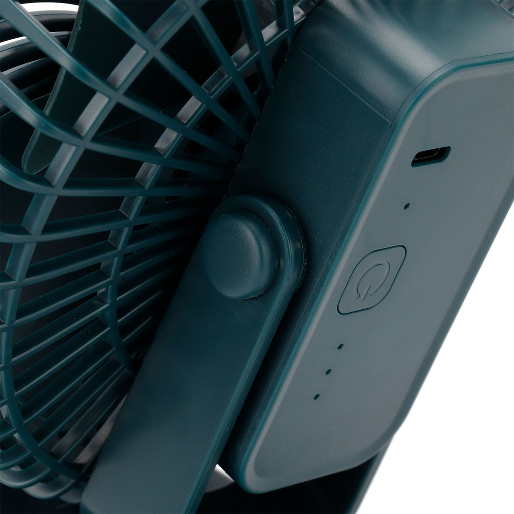 Portable Desk Fan 3 Speed Wind Mini Desktop Fan with Clip for Home Office and BedroomGreen