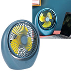Portable Electric Fan Dormitory Adjustable Desktop Mini USB Charging Fan for Dormitory