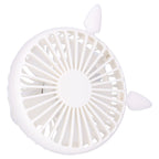 Portable Fan 180 Degrees Rotation Desktop USB Rechargeable Electric Mini Cooling FanWhite