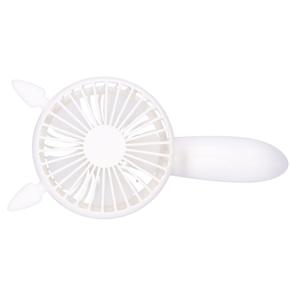 Portable Fan 180 Degrees Rotation Desktop USB Rechargeable Electric Mini Cooling FanWhite