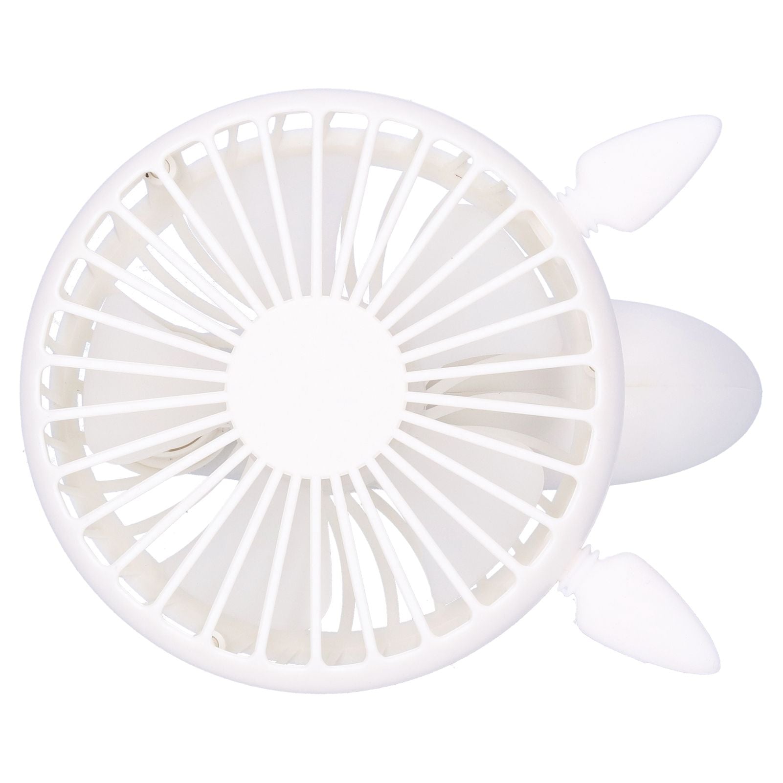 Portable Fan 180 Degrees Rotation Desktop USB Rechargeable Electric Mini Cooling FanWhite