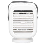 190ml Humidification Air Cooler USB Charging 120° Shaking Head Cooling Fan for Home OfficeWhite