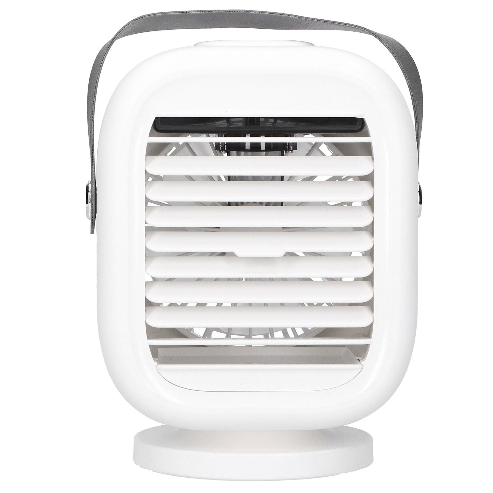 190ml Humidification Air Cooler USB Charging 120° Shaking Head Cooling Fan for Home OfficeWhite
