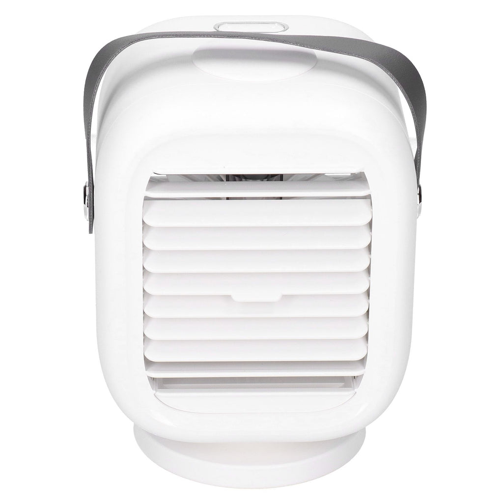190ml Humidification Air Cooler USB Charging 120° Shaking Head Cooling Fan for Home OfficeWhite