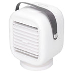 190ml Humidification Air Cooler USB Charging 120° Shaking Head Cooling Fan for Home OfficeWhite