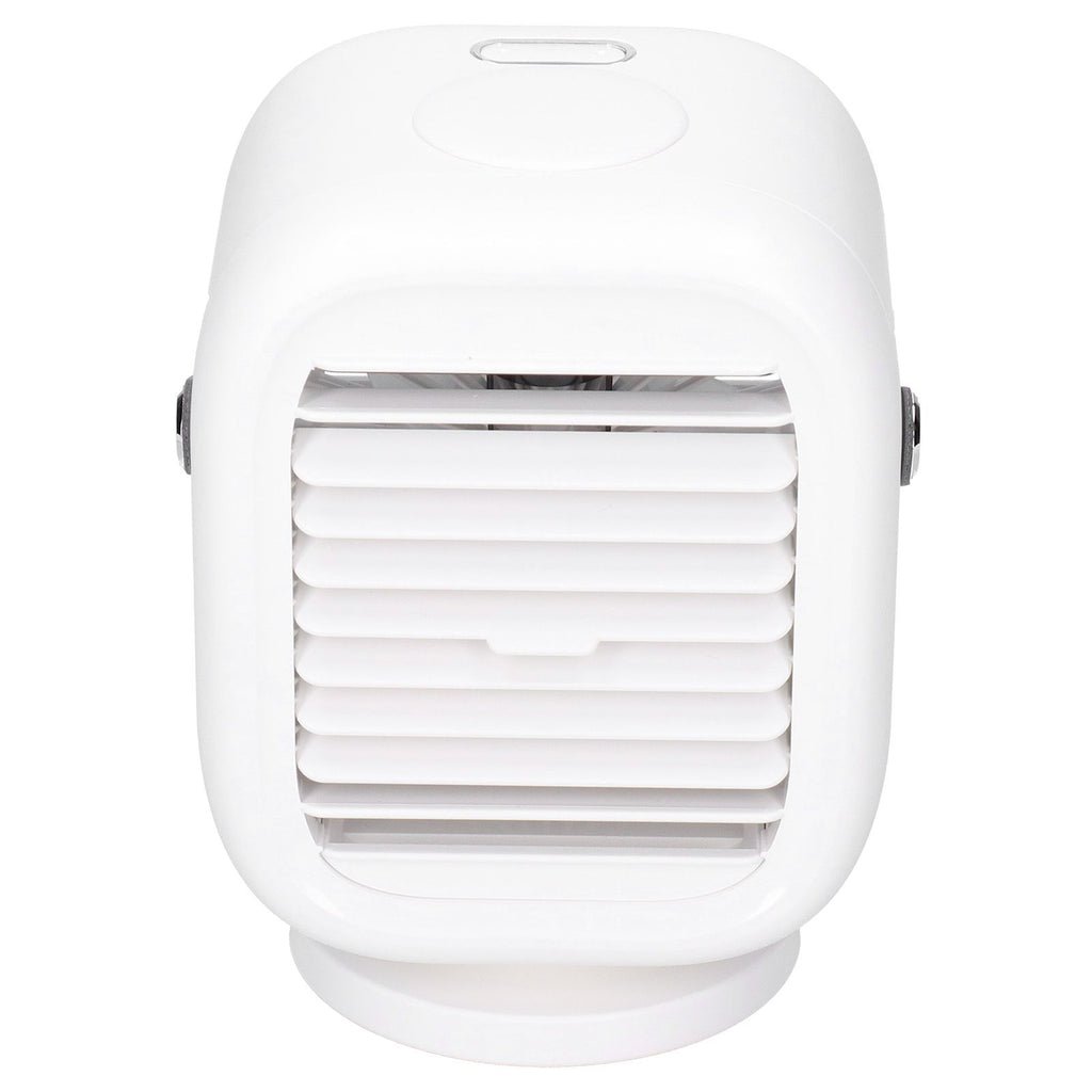 190ml Humidification Air Cooler USB Charging 120° Shaking Head Cooling Fan for Home OfficeWhite