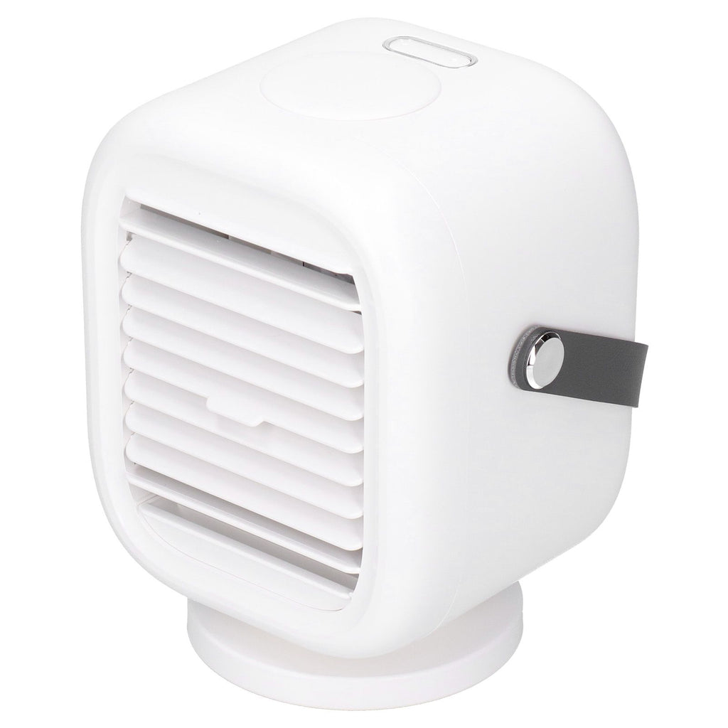 190ml Humidification Air Cooler USB Charging 120° Shaking Head Cooling Fan for Home OfficeWhite