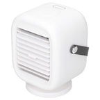 190ml Humidification Air Cooler USB Charging 120° Shaking Head Cooling Fan for Home OfficeWhite
