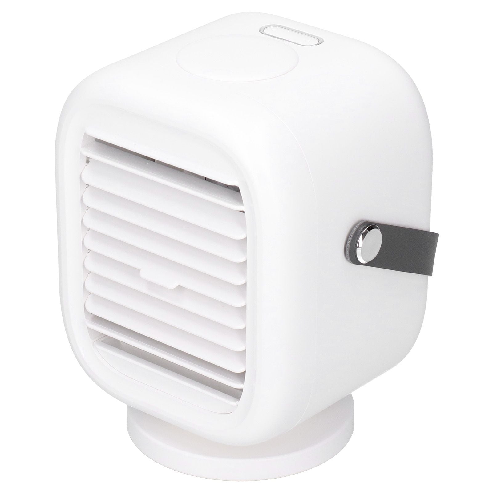 190ml Humidification Air Cooler USB Charging 120° Shaking Head Cooling Fan for Home OfficeWhite