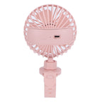 USB Charging Fan with Comfortable Wrist Strap Portable Mini Fan for Indoor Outdoor TravelPink