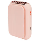 3in 1 Portable Mini Hanging Neck Fan USB Desktop Handheld Bladeless Fan for Home OutdoorPink
