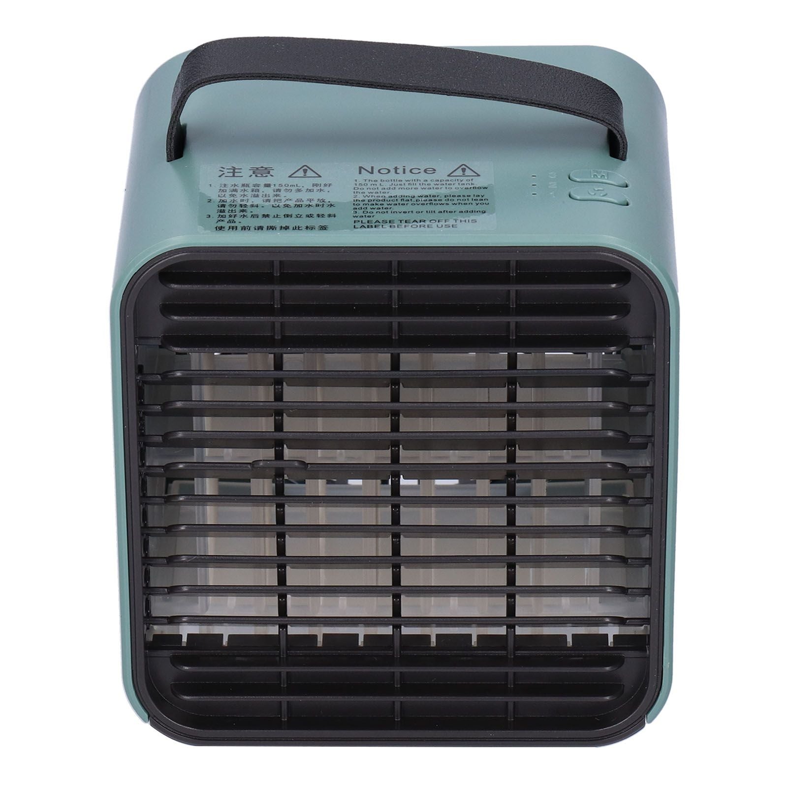 2-in-1 Negative Ion Air Purifier Portable Air Cooler USB Cooling Fan with 3 Wind SpeedGreen