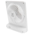 Portable Desktop Fan Mute Desktop USB Charging White Small Fan for Home Office Dormitory