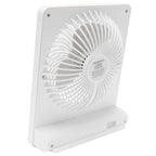 Portable Desktop Fan Mute Desktop USB Charging White Small Fan for Home Office Dormitory