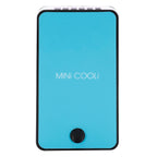 Bladeless Fan Portable Grafted Eyelash Blower Dryer Mini Air Conditioner USB Charging Blue