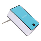 Bladeless Fan Portable Grafted Eyelash Blower Dryer Mini Air Conditioner USB Charging Blue