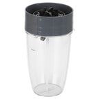 Blender Replacement Parts 24OZ Cup with Replacement Extractor Blade Fit for 600W 900W Blender