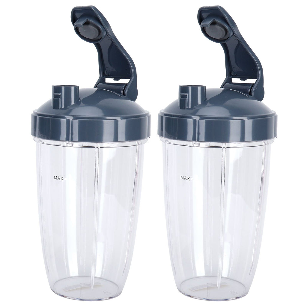 24OZ Transparent Blender Cup Container Lid Set Replacement Fit for 600W/900W Juicer
