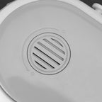 Electric Desktop Fan with 3 Speeds Portable Neck Hanging Aromatherapy Fan USB Charging(White )