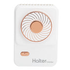 3‑Gear Adjustable Electric Fan Portable Handheld Hanging Neck Fan USB Charging for OutdoorsWhite
