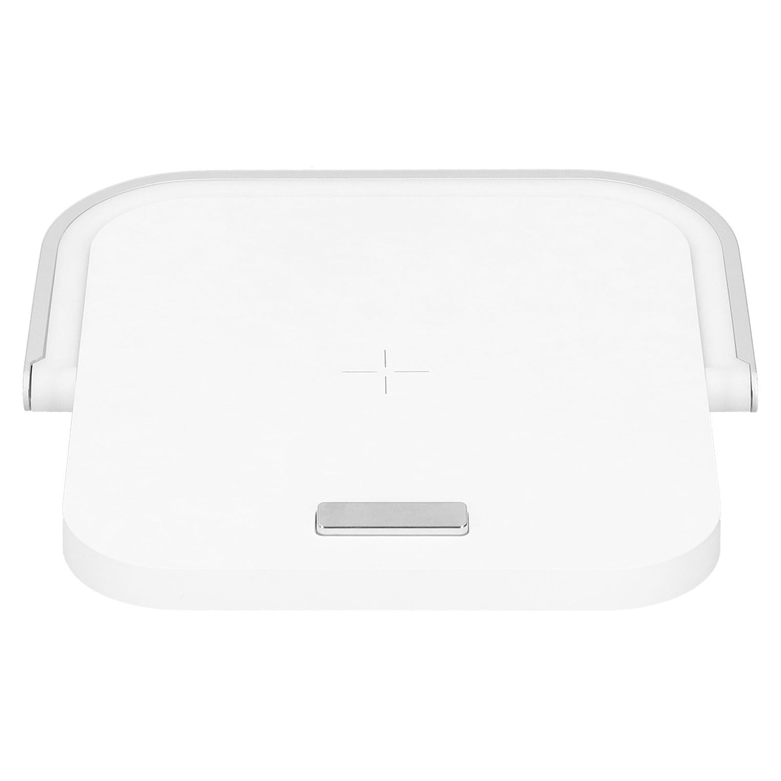 5V Desktop Night Light Multifunction Wireless Quick Charger Phone Stand Holder White