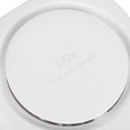 Mini Electric Fan Portable USB Charging Neck Hanging Bladeless Fan for Outdoor Sports TravelWhite