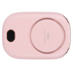 Mini Electric Fan Portable USB Charging Neck Hanging Bladeless Fan for Outdoor Sports TravelPink