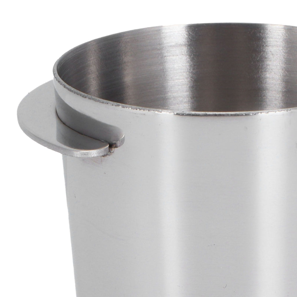 51mm Stainless Steel Coffee Machine Handle Dosing Cup Mug Coffee Powder Feeder Part