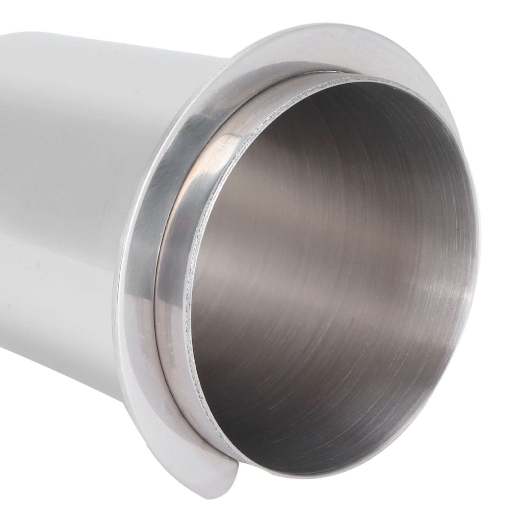 51mm Stainless Steel Coffee Machine Handle Dosing Cup Mug Coffee Powder Feeder Part