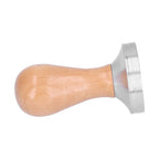 51mm Coffee Tamper Stainless Steel Coffee Powder Press Hammer with Wood Handle Tool
