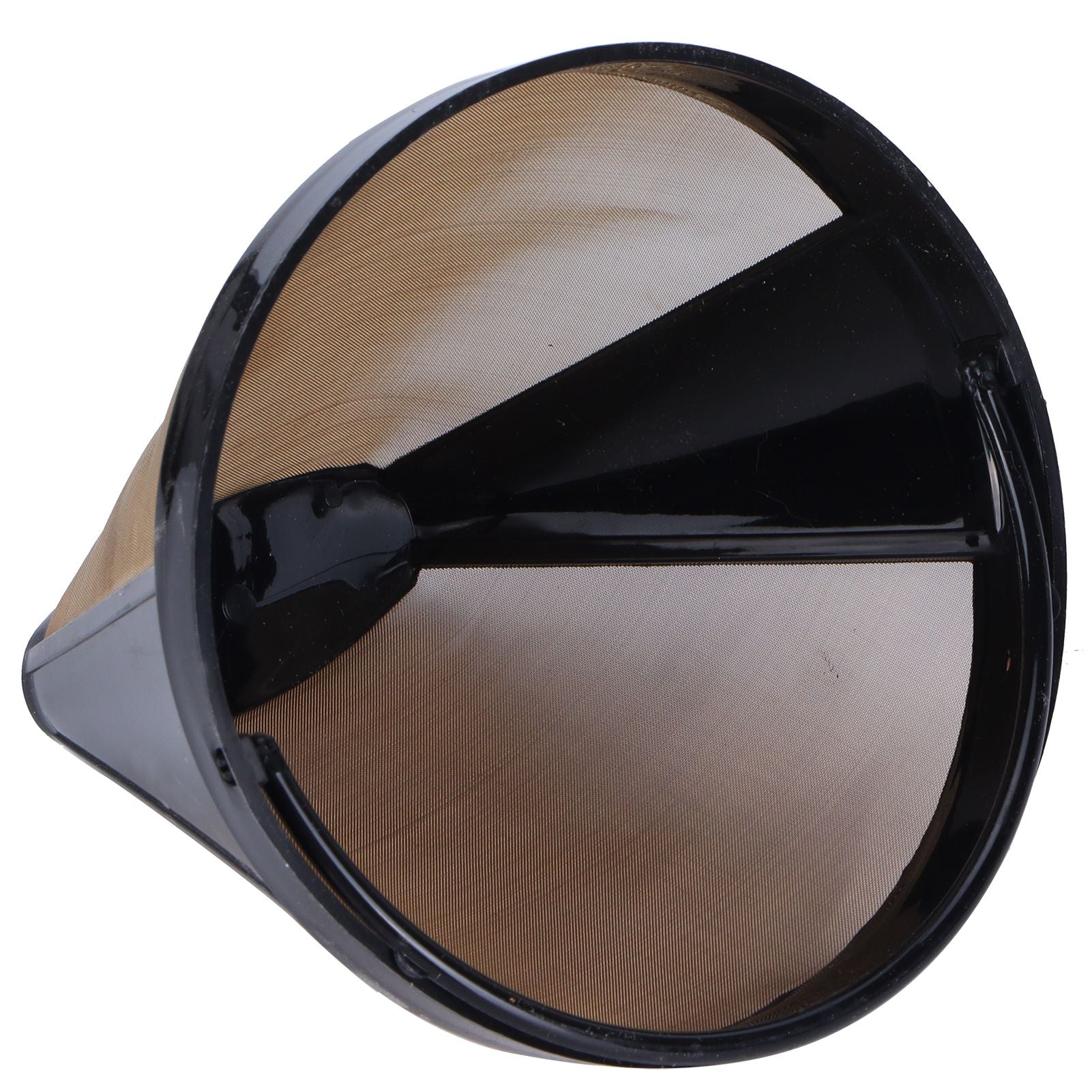 Stainless Steel Coffee Filter Coffee Machine Reusable Cone Coffee Filter Strainer Gold