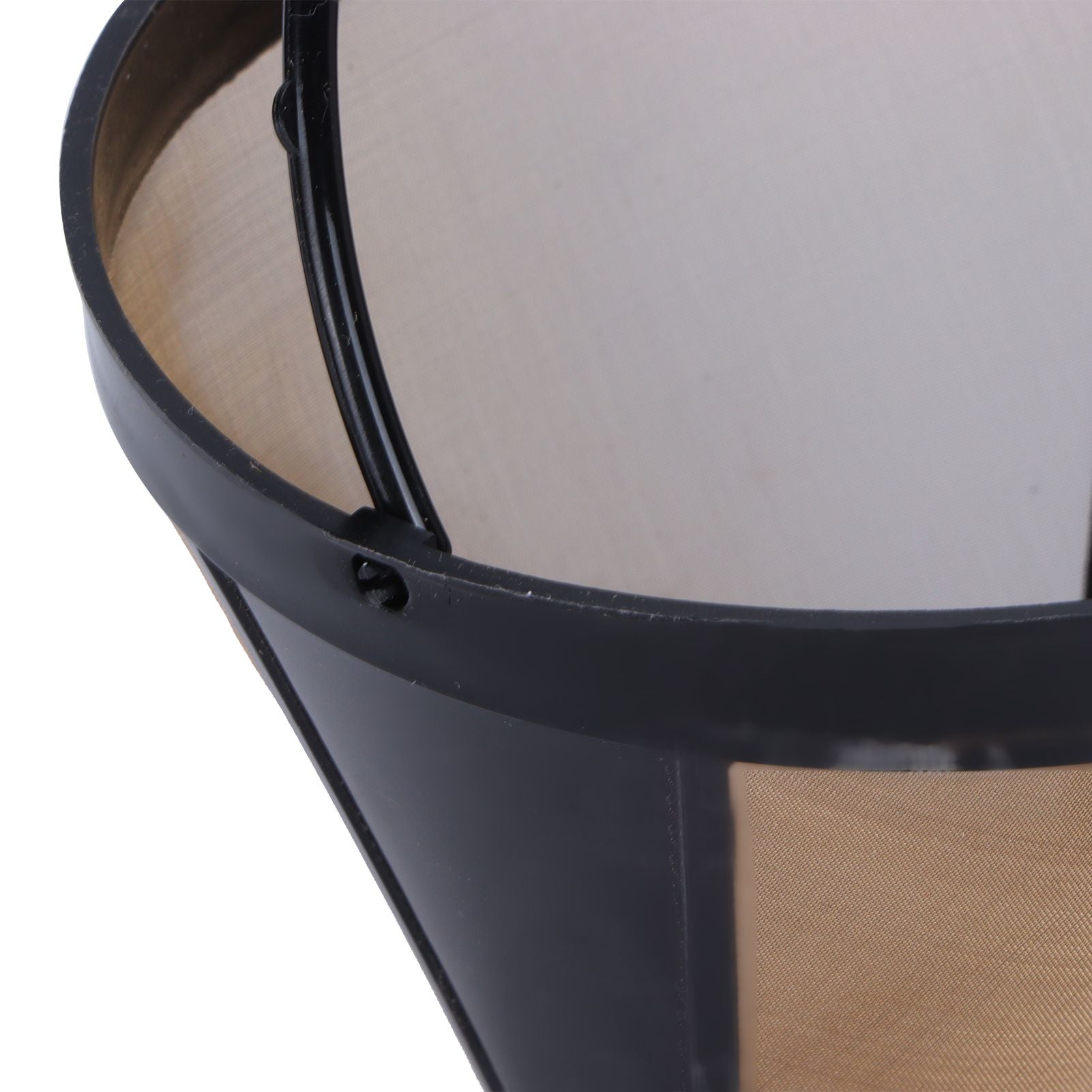 Stainless Steel Coffee Filter Coffee Machine Reusable Cone Coffee Filter Strainer Gold
