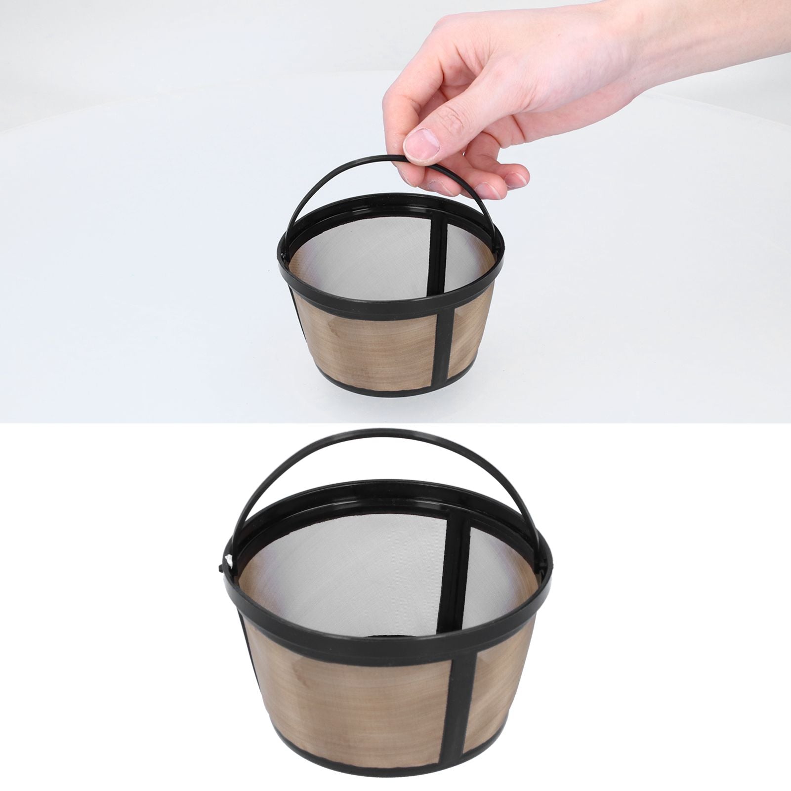 Reusable Coffee Filter Stainless Steel Coffee Machine Filter Fit for Mr. Coffee Machines