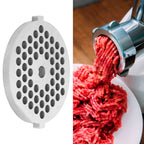 Meat Grinder Plate Disc Iron Base Carbon Steel Grinding Blade Replacement for Mincer Machine