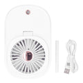 90 Degree Folding Electric Fan 2 in1 Portable Humidifying Electric Fan for Home OfficeWhite