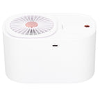 90 Degree Folding Electric Fan 2 in1 Portable Humidifying Electric Fan for Home OfficeWhite