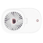 90 Degree Folding Electric Fan 2 in1 Portable Humidifying Electric Fan for Home OfficeWhite