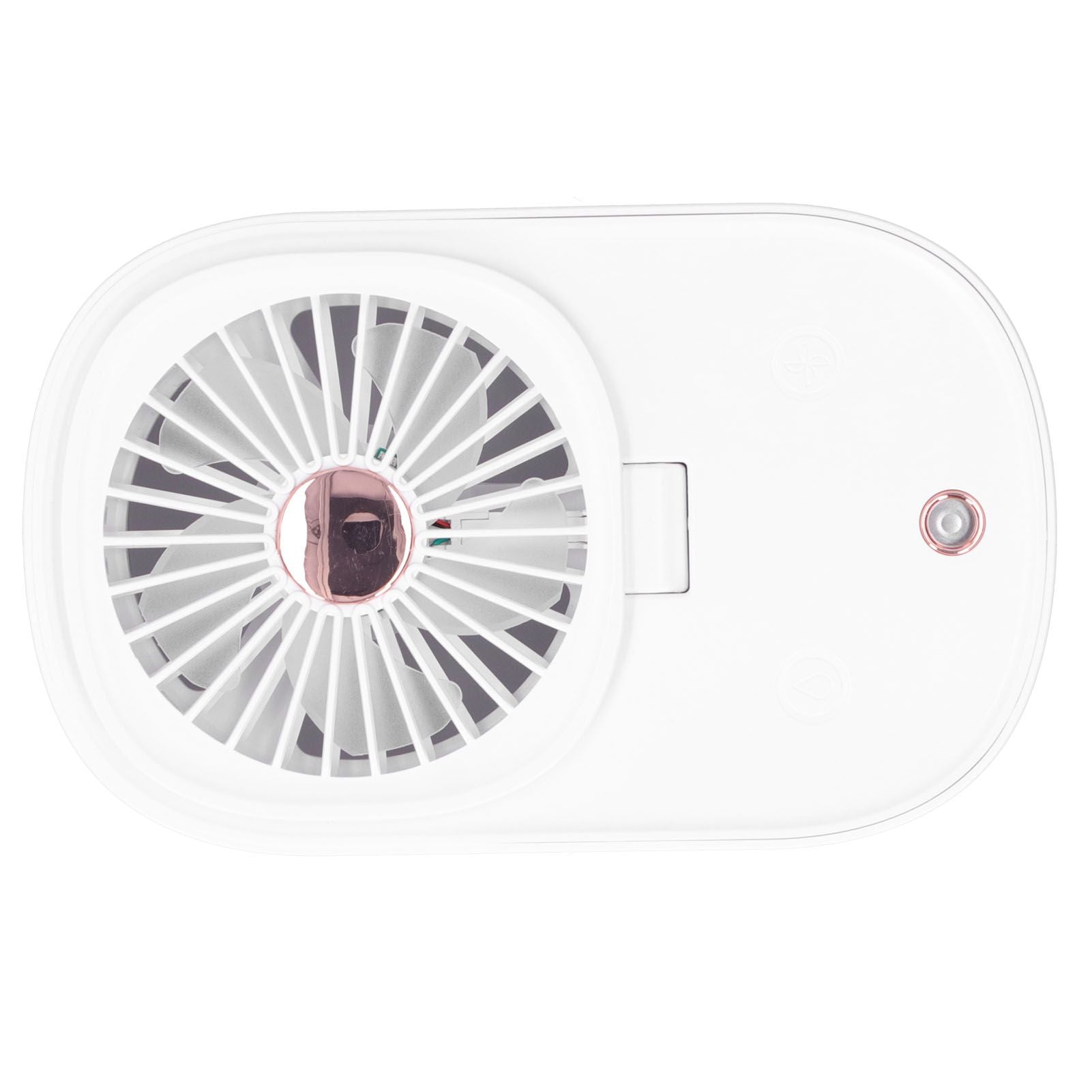 90 Degree Folding Electric Fan 2 in1 Portable Humidifying Electric Fan for Home OfficeWhite