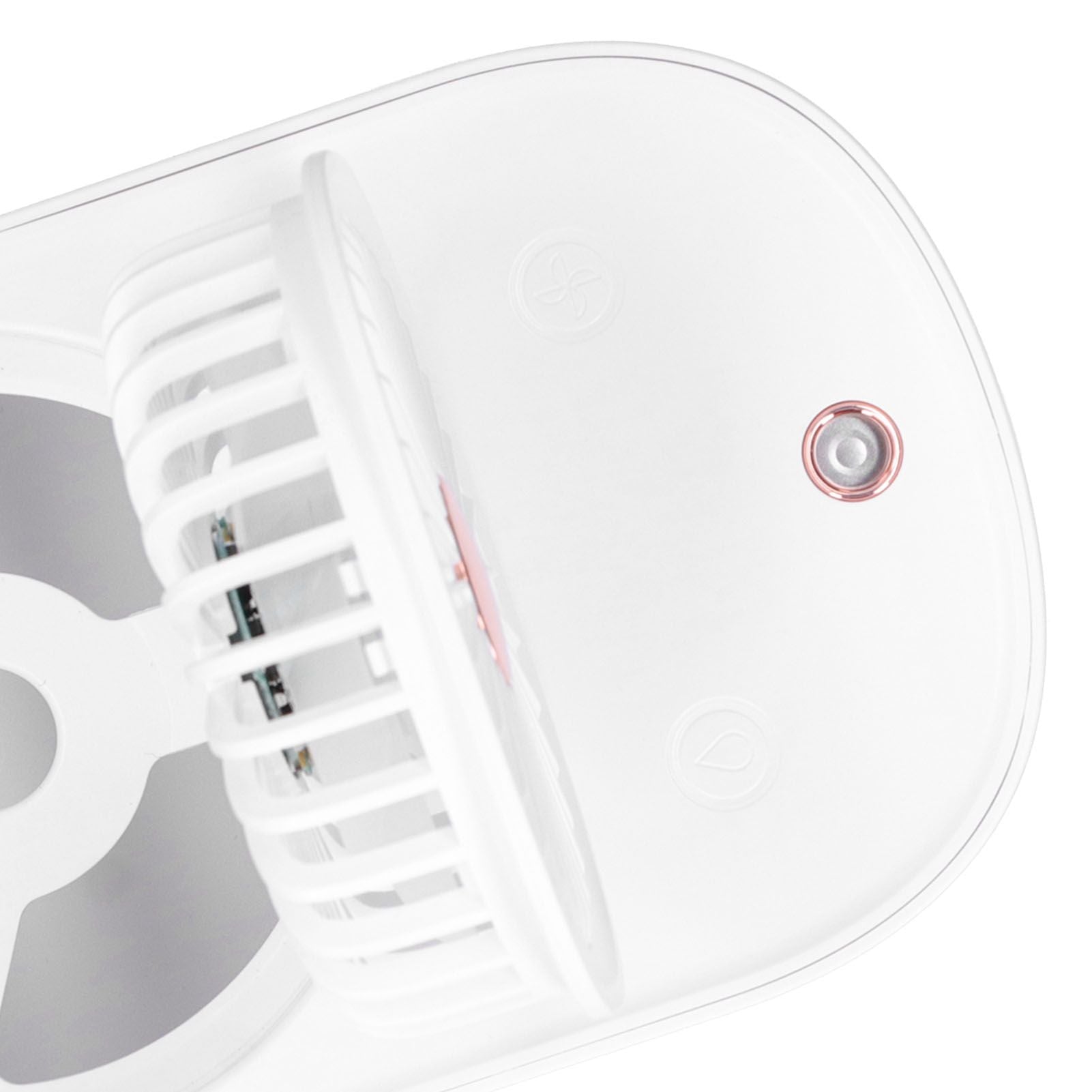 90 Degree Folding Electric Fan 2 in1 Portable Humidifying Electric Fan for Home OfficeWhite