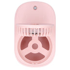 90 Degree Folding Electric Fan 2 in1 Portable Humidifying Electric Fan for Home OfficePink