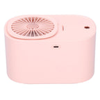 90 Degree Folding Electric Fan 2 in1 Portable Humidifying Electric Fan for Home OfficePink
