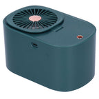 90 Degree Folding Electric Fan 2 in1 Portable Humidifying Electric Fan for Home OfficeDark Blue