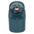 90 Degree Folding Electric Fan 2 in1 Portable Humidifying Electric Fan for Home OfficeDark Blue