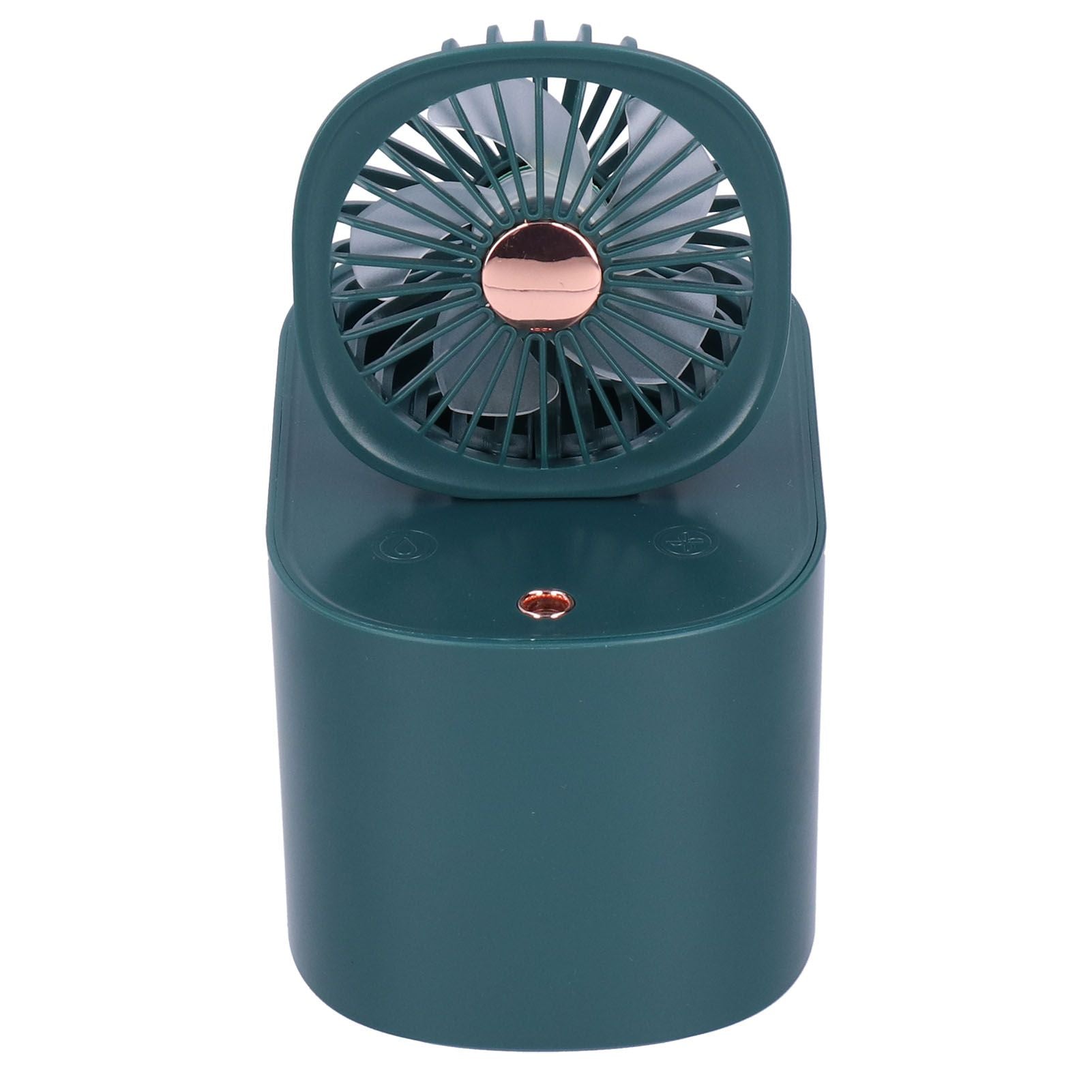 90 Degree Folding Electric Fan 2 in1 Portable Humidifying Electric Fan for Home OfficeDark Blue