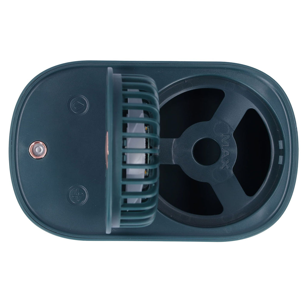 90 Degree Folding Electric Fan 2 in1 Portable Humidifying Electric Fan for Home OfficeDark Blue