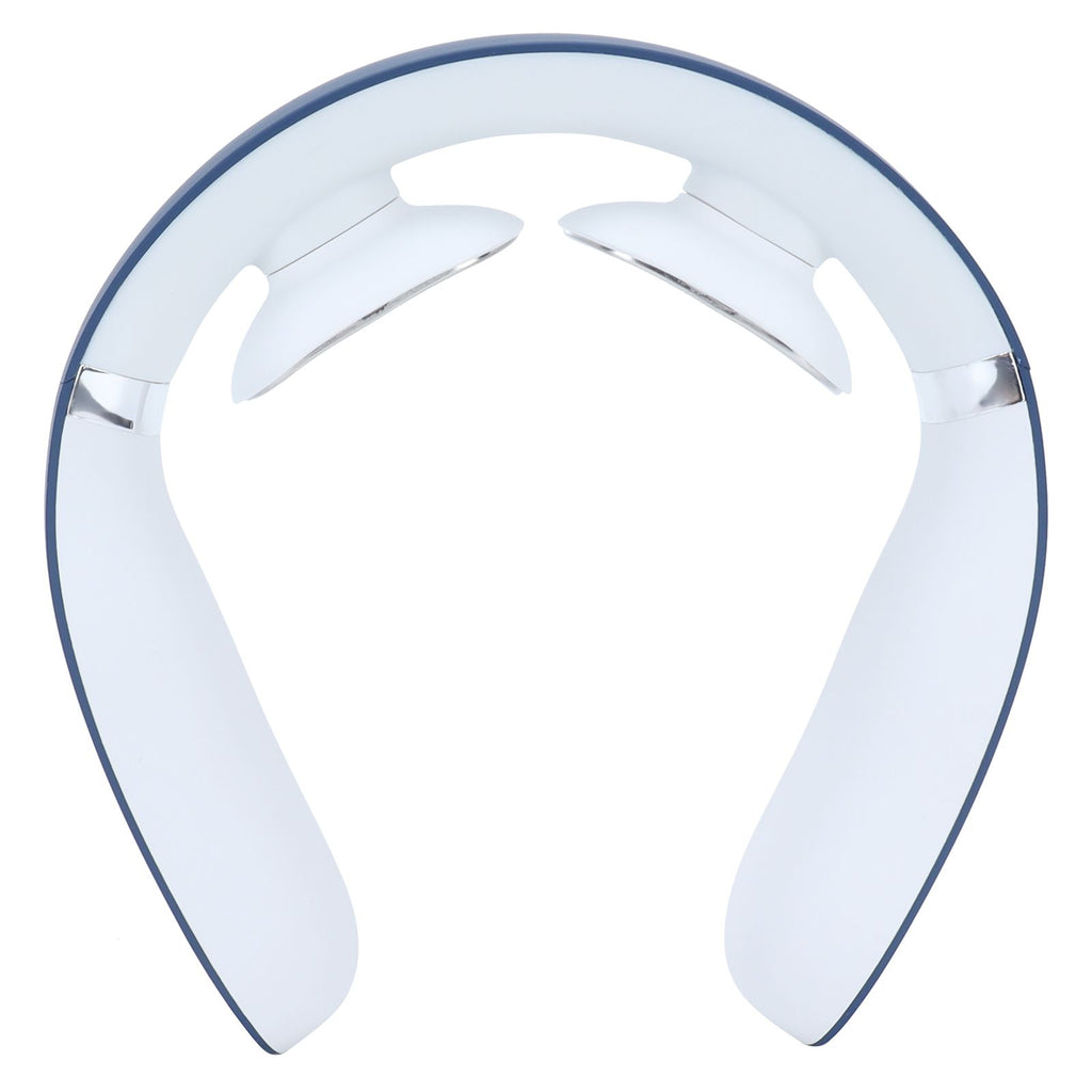Neck Massager USB Charging Mini Intelligent Holographic Pulsed Shoulder Therapy Machine Blue
