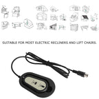 Electric Recliner Controller Sofa Lift 2 Button Hand Switch Controller 5 Pin for Furniture
