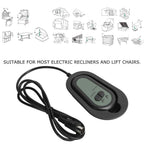 Electric Sofa Controller 2 Button Lift Chair Hand Control 5 Pin for Electric Recliner
